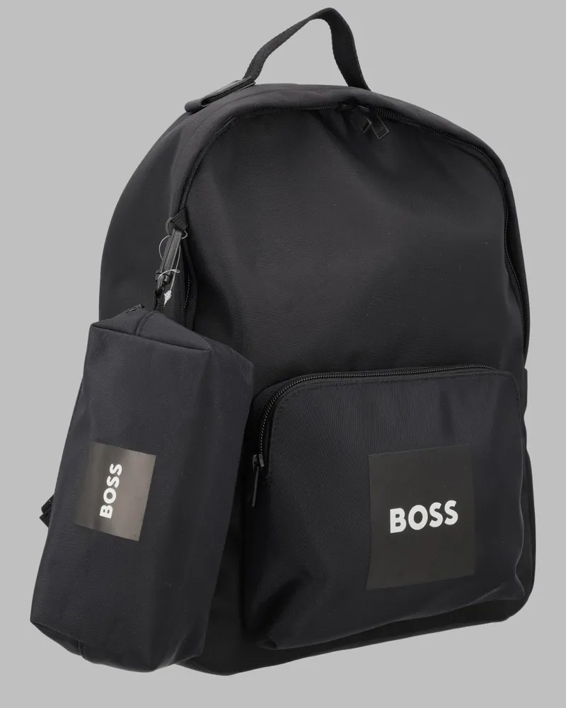 HUGO BOSS Nylon Backpack — Black Black