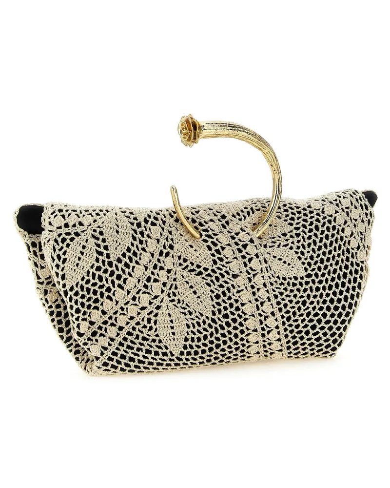Magda Butrym Clutch — Cream Cream