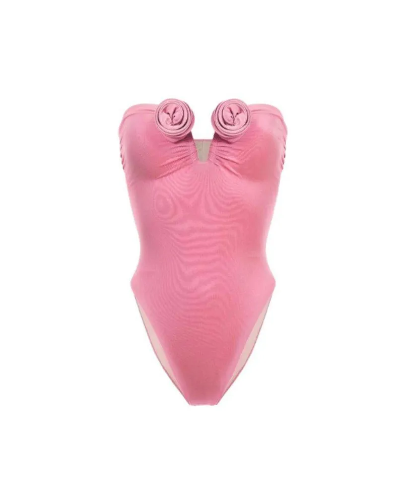 La Reveche Women's Swimsuit Alya Pink Polyamide Swimwear Sea Clothing Pink