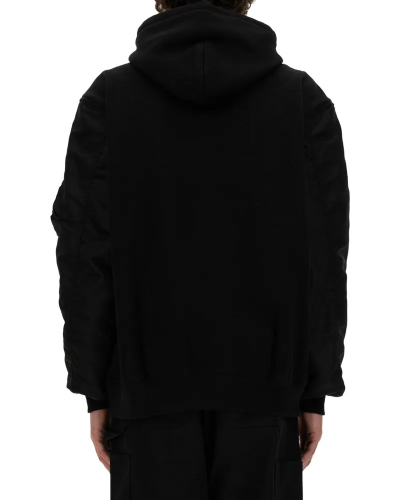 Junya Watanabe Man Sweatshirt — Black Black
