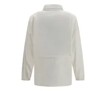 Women's White Polyamide Shell Jacket Clothing