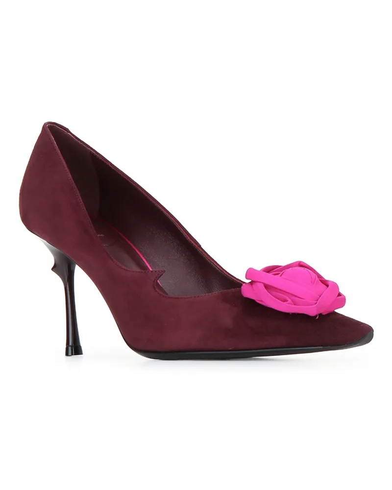 Roger Vivier R822kraftchiam803fuxiamedio Scarpe Con Tacco High Heel Shoes Burgundy