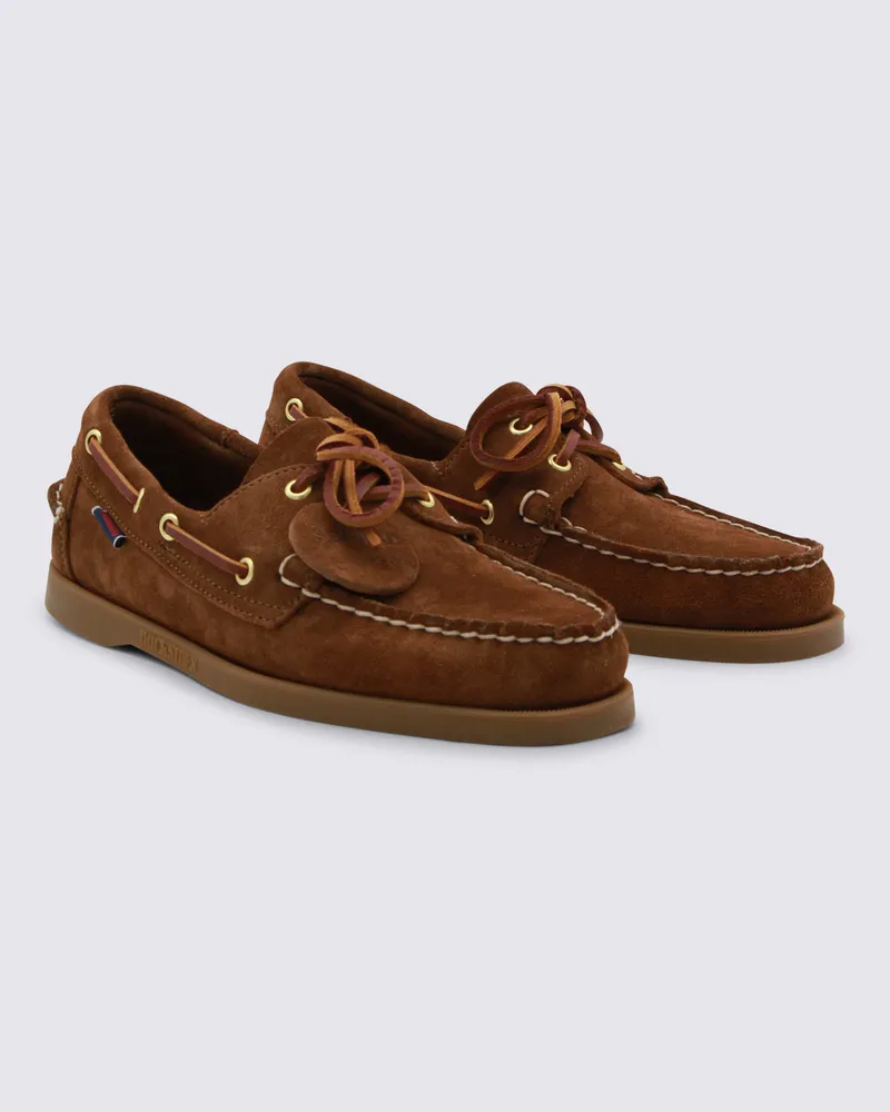Sebago Men's Flat Shoes Snuff-Gum _cover Le Sole El Brown