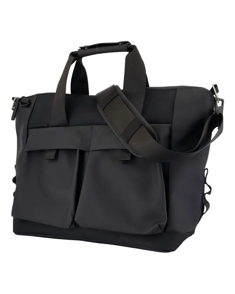 RAINS Unisex Otaru Weekend Bag Small W3 Travel -  Synthetic Black Travel-Bags Black