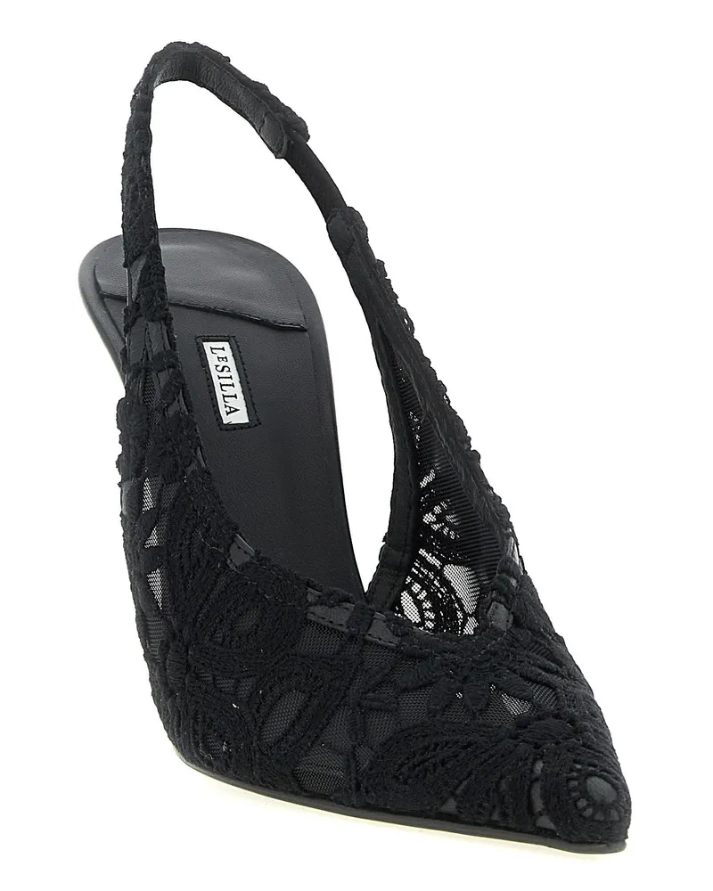 Le Silla Pump — Black Black