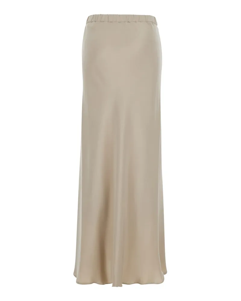 Max Mara Women's Skirt Sospiro Beige Silk Beige