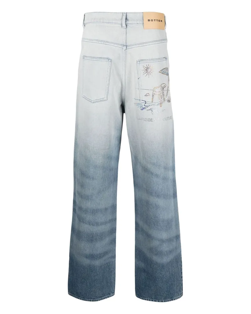 BOTTER Degradé Denim Jeans — Blue Blue
