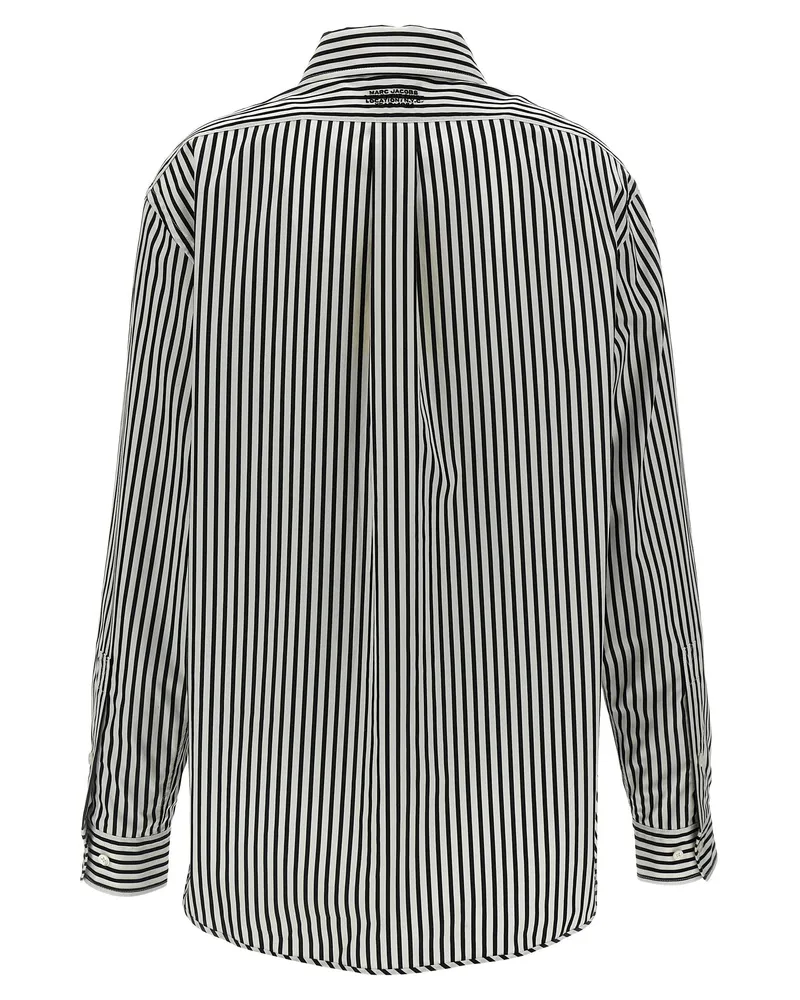Marc Jacobs Women Bicolor Cotton Blouse White