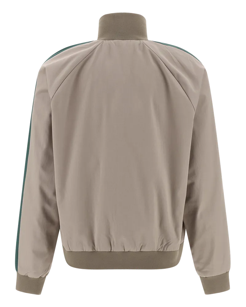 Miu Miu Cotton Twill Bomber Jacket — Gray Gray