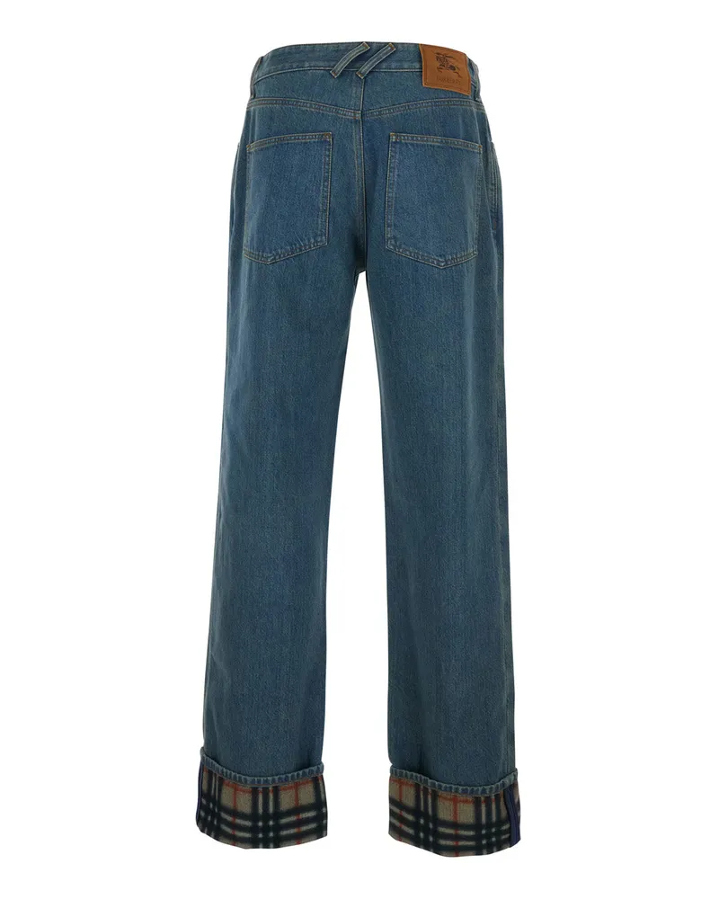 Burberry Men's Jeans Dexter Stonewash Blue Cotton Blue