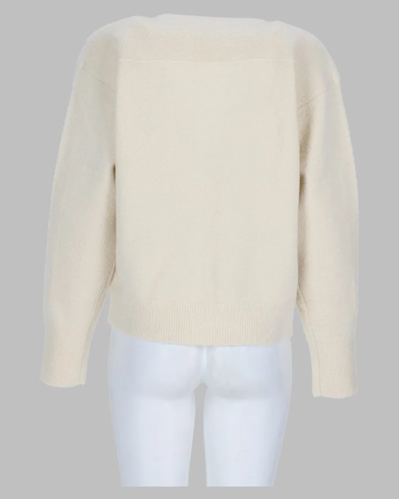 Bottega Veneta Cashmere Cardigan — Ivory Ivory