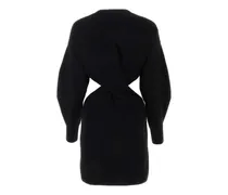 Women's Black Wool Blend Dress Exterior: Cashmere Abiti