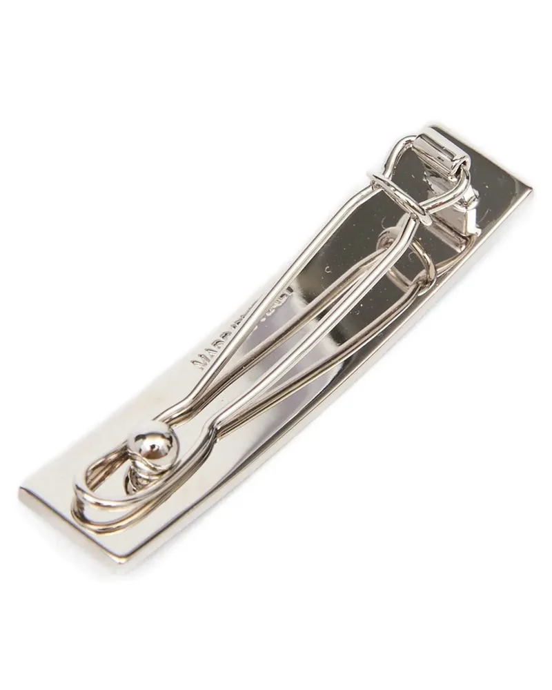 Maison Margiela Numeric Metal Hair Clip — Silver Silver