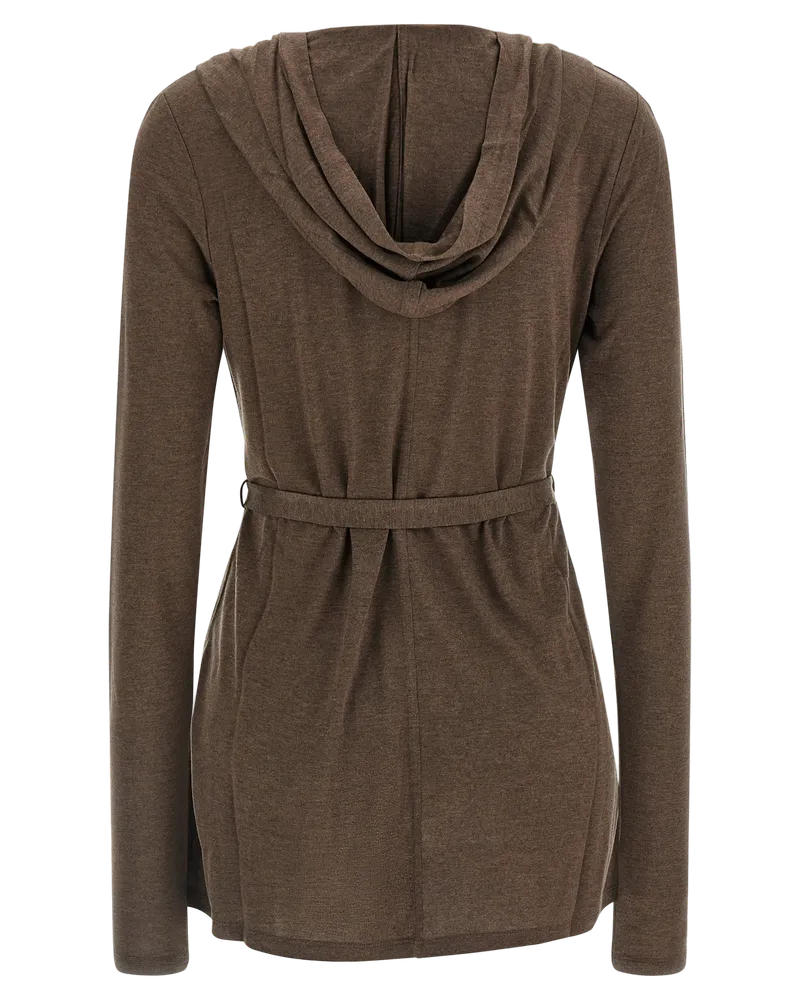 Max Mara Women's Brown Lyocell Cardigan Clothing Brown
