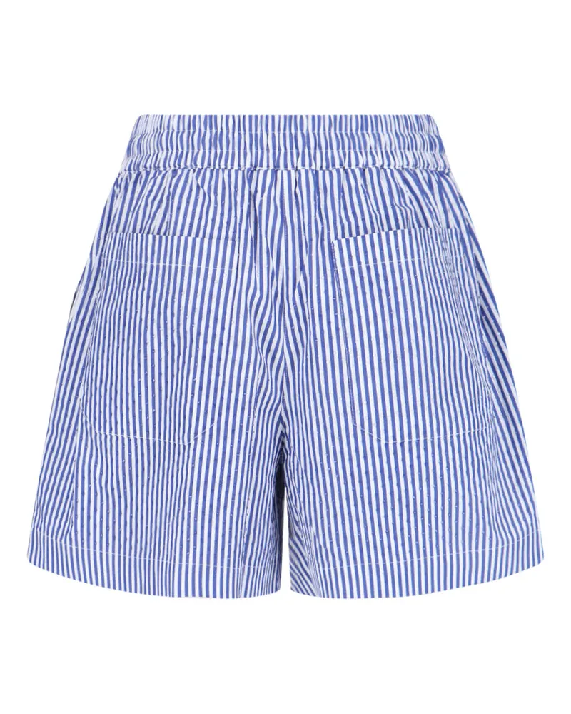 P.A.R.O.S.H. Women Trousers Blue Cotton Blue
