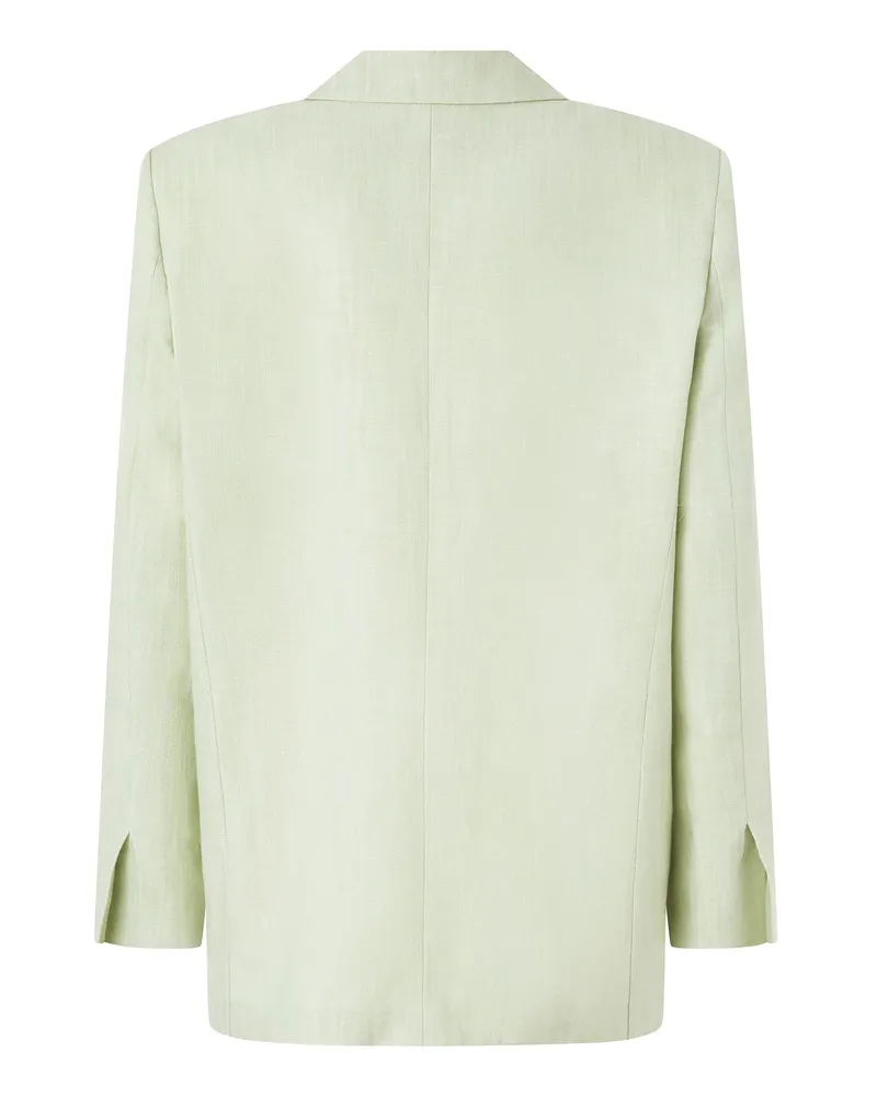 Pinko Stretch Viscose Blazer — Green Green