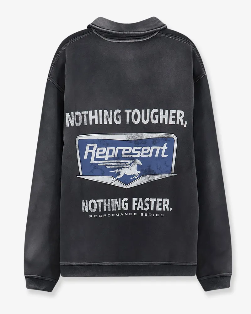 REPRESENT Men's Sweatshirt Cotton Grey Sweatshirts Sweater Gray