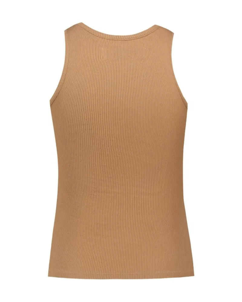 Vivienne Westwood Women's 90s-Style Tank Top Viscose Brown T-shirts Brown