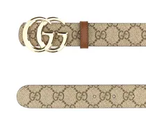 Women's Belt Beige Polyurethane Polyester Cotton