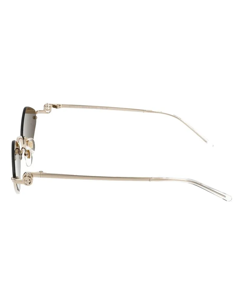 Gucci Women's Sunglasses Gg1604s 002 Gold Brown 22-135 Metal Gold