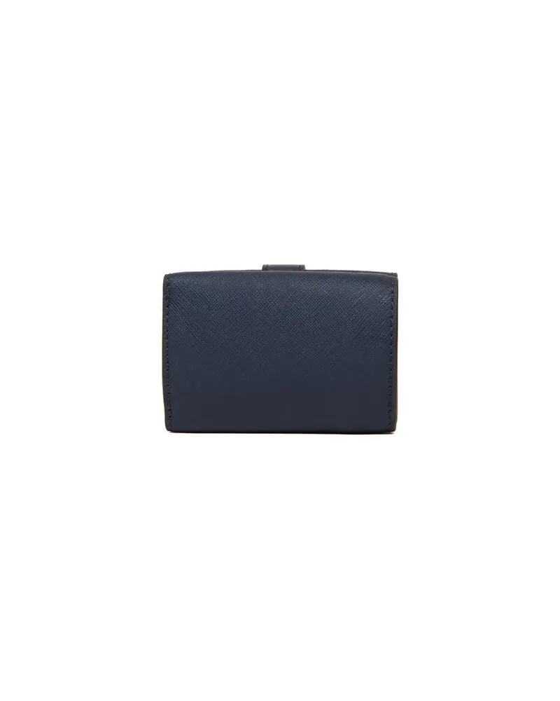 Michael Kors Extra-Small Flap Trifold Wallet — Navy Navy