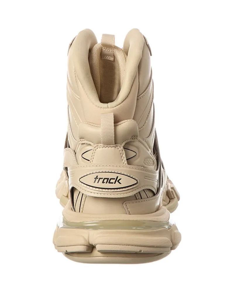 Balenciaga Women's Track Hike High-Top Sneakers Beige Shoes Beige