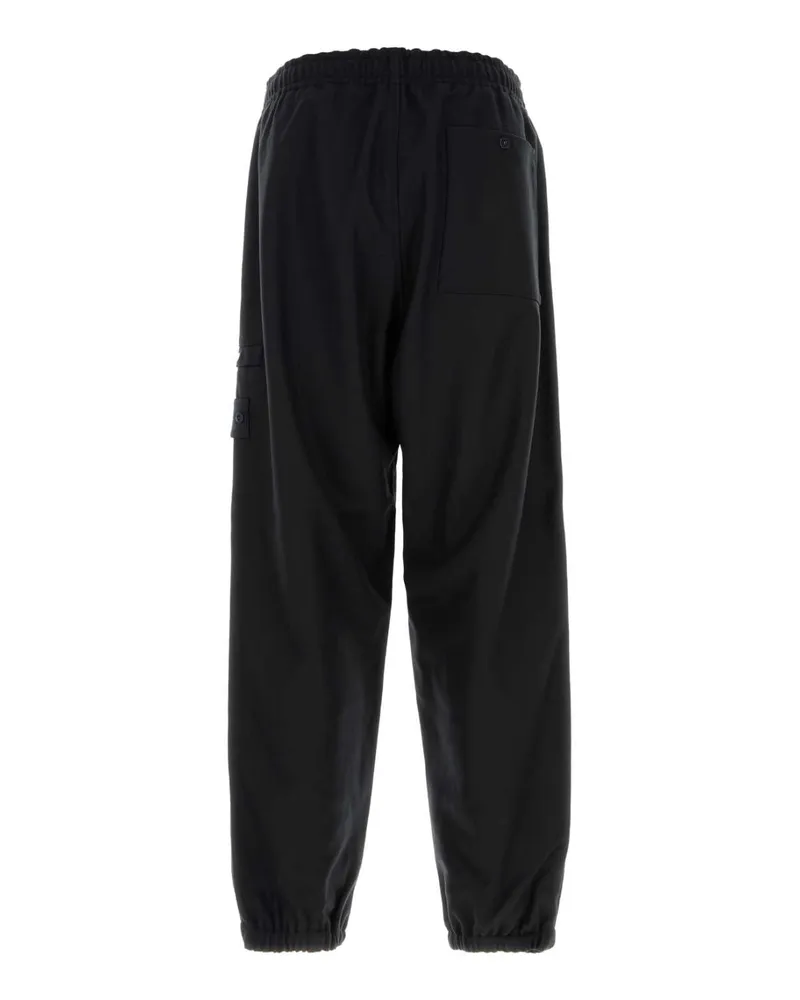 Stone Island Wool Blend Joggers — Blue Blue
