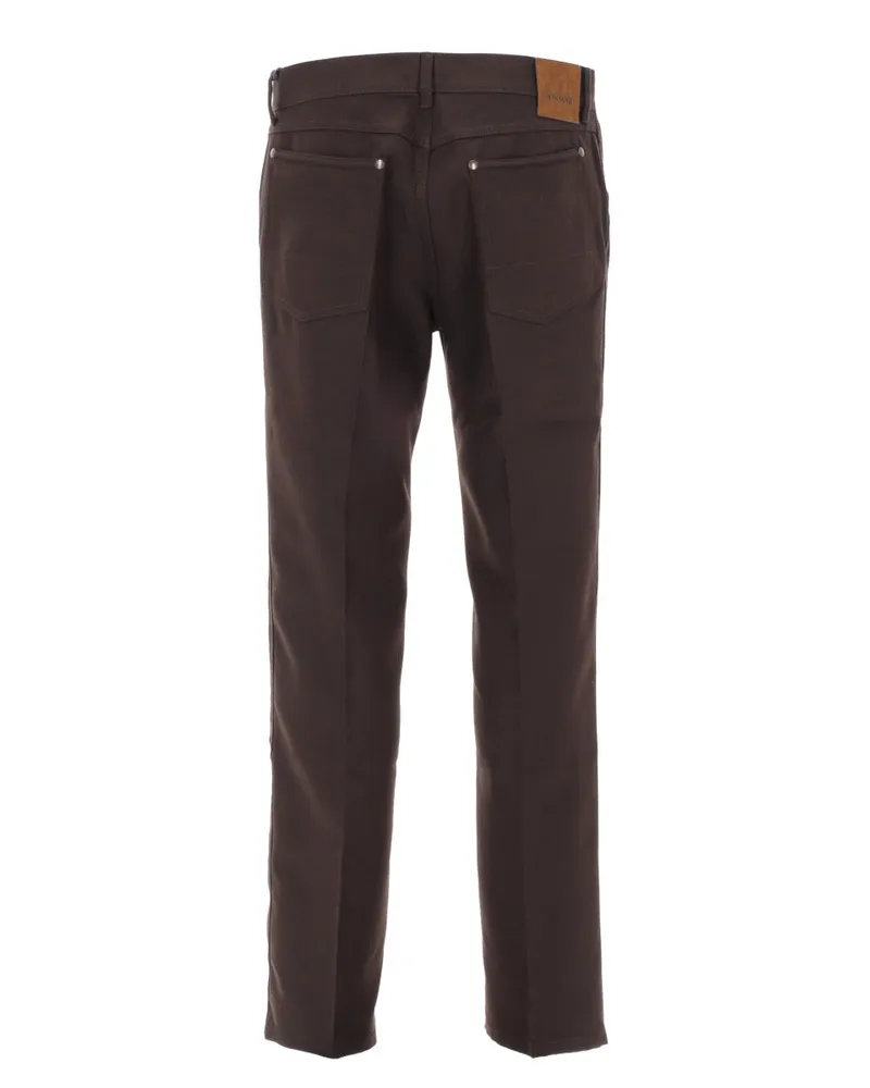 Tom Ford Virgin Wool blend Trousers — Brown Brown