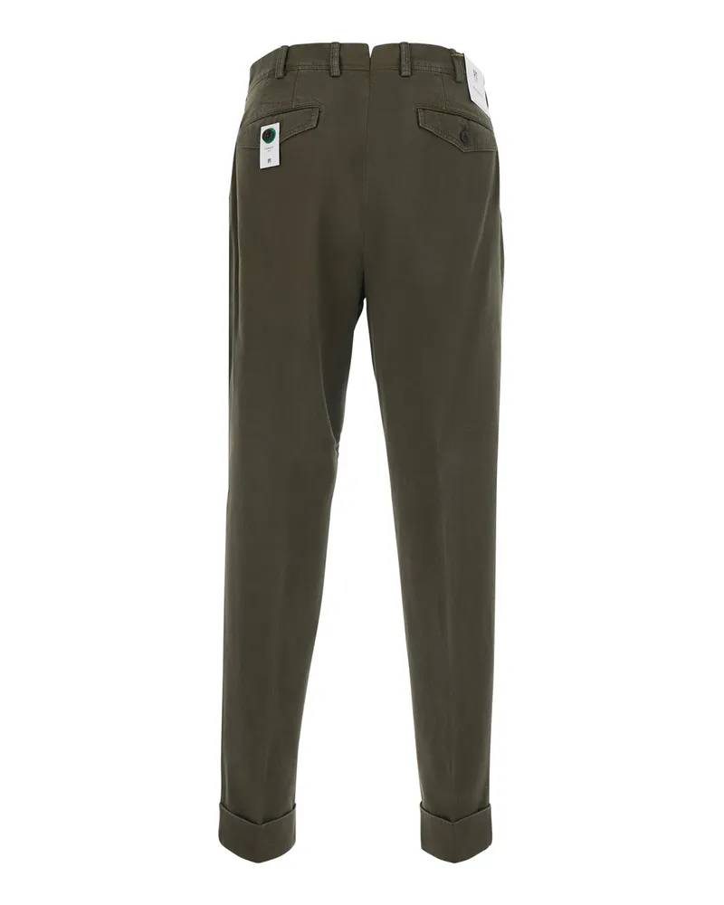 PT TORINO Men's Trousers Brown Tech Fabric Brown