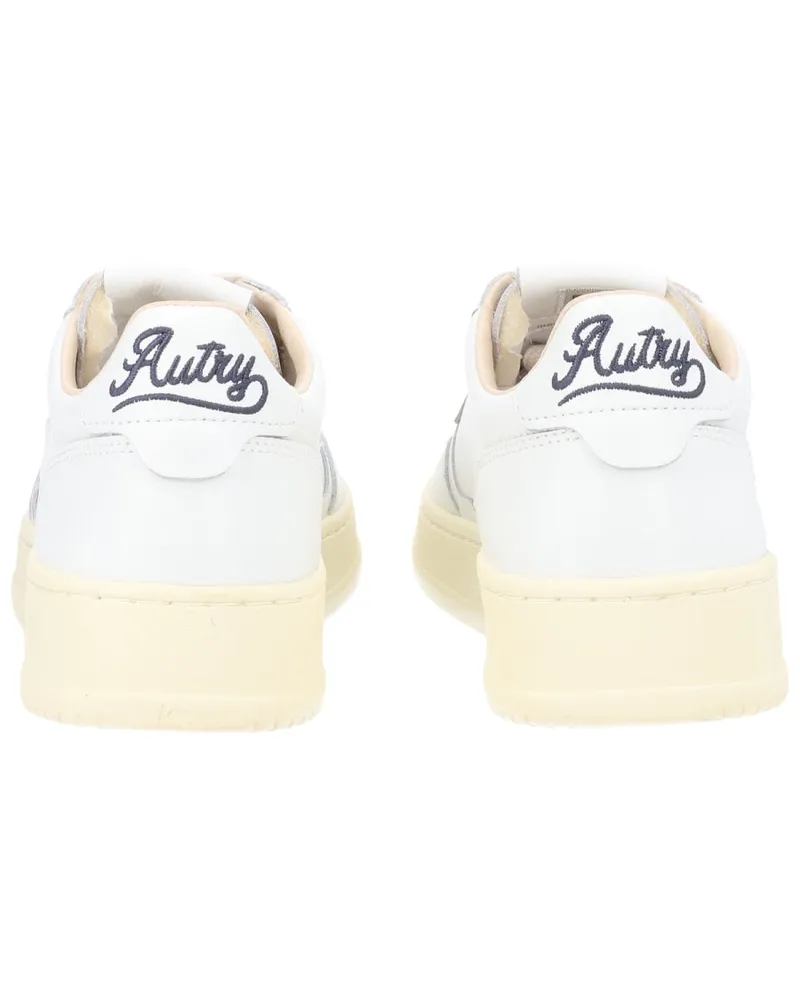 AUTRY Women's Medalist Low Sneaker White Cow Leather Trainers White