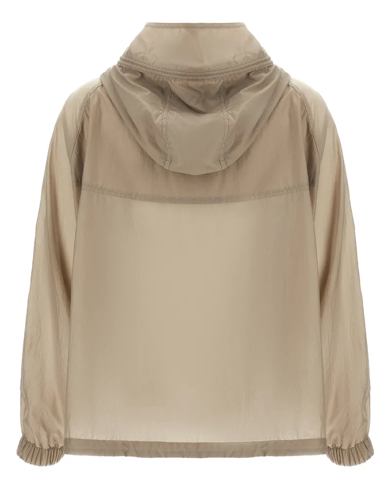 MOORER Women's Beige Polyester Shell Jacket Clothing Beige