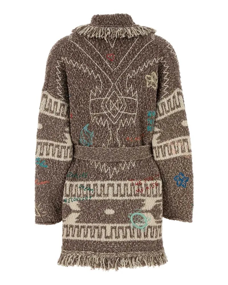 Alanui Ocean Cardigan — Brown Brown
