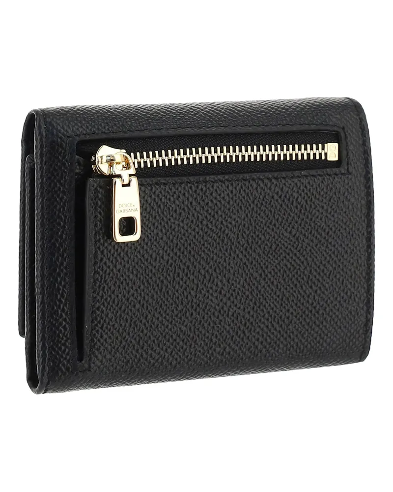 Dolce & Gabbana Women's Leather Wallet Nero Calf Bos Taurus Black