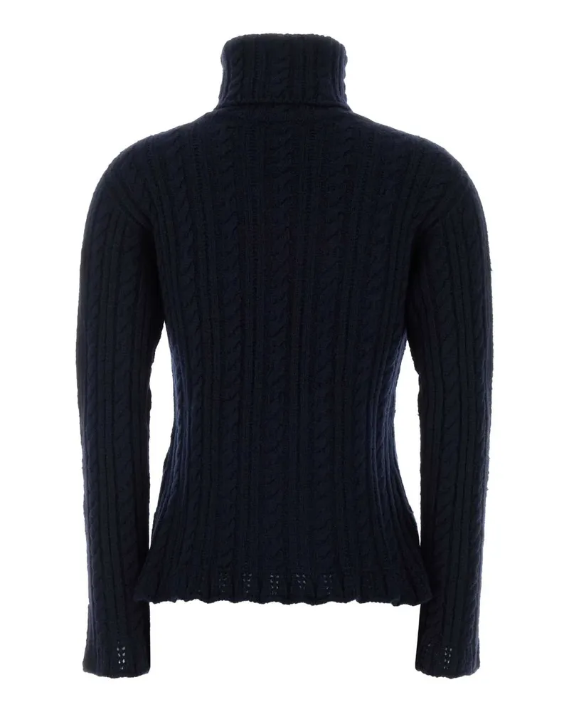 Moncler T-Neck Sweater — Navy Navy
