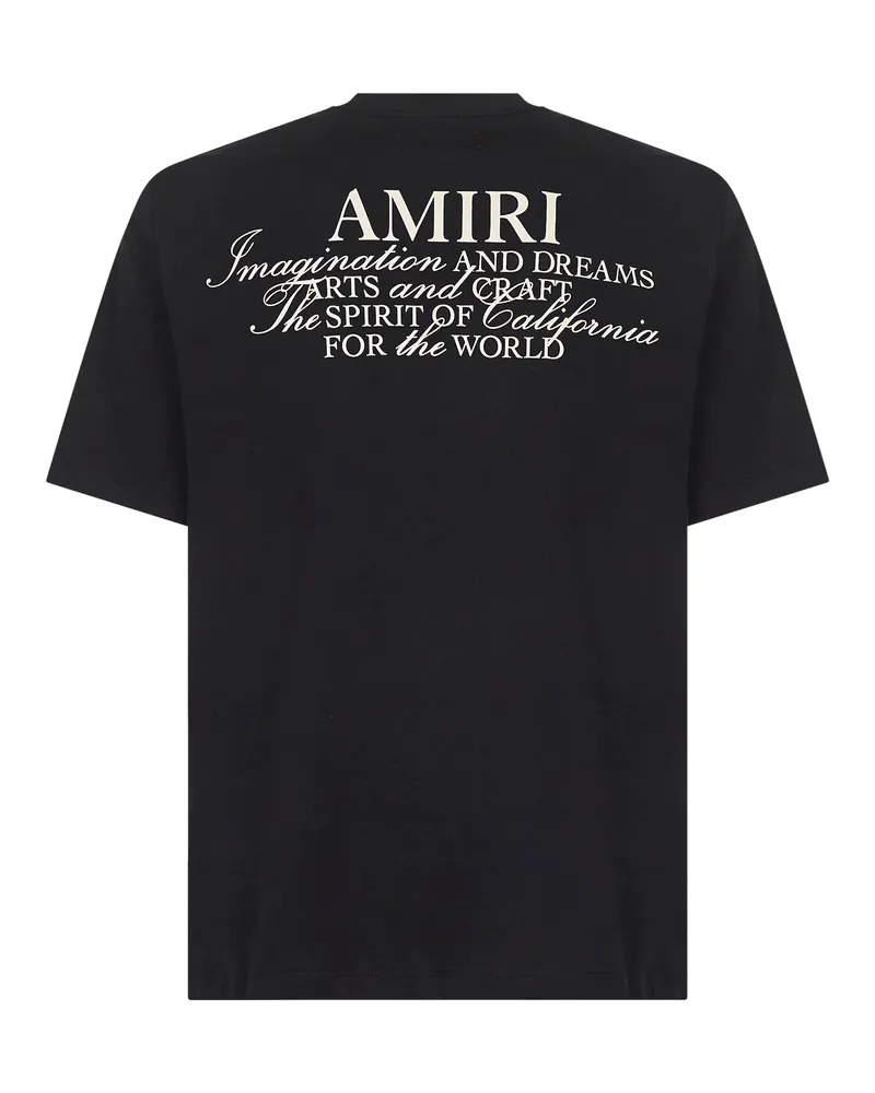 Amiri Men's T-Shirt Jersey Black Cotton T-Shirts And Polos Black