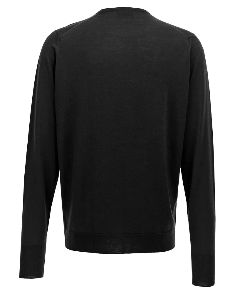 John Smedley Marcus Sweater — Black Black