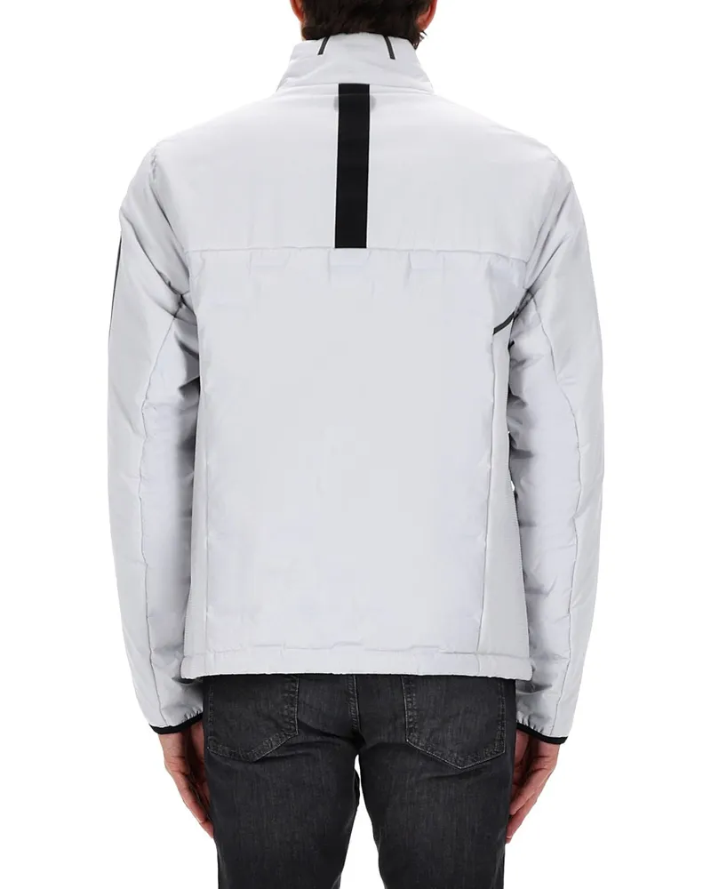 HUGO BOSS Polyester Hybrid Down Jacket — Gray Gray