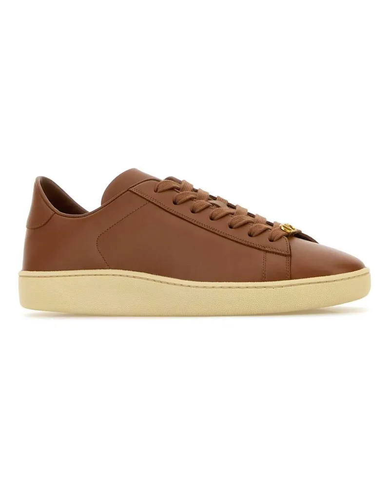 Valentino Garavani Tobaccogreenbriarpapyrus Sneaker Brown
