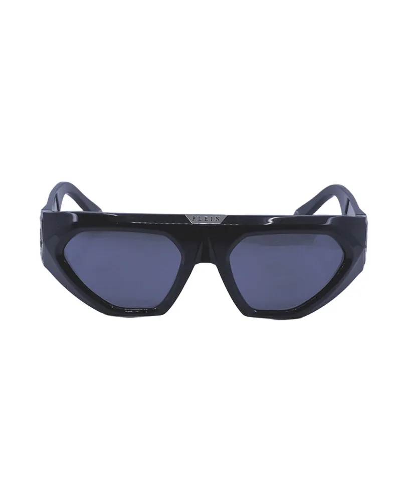 Philipp Plein Unisex Spp153 Sunglasses Black Black
