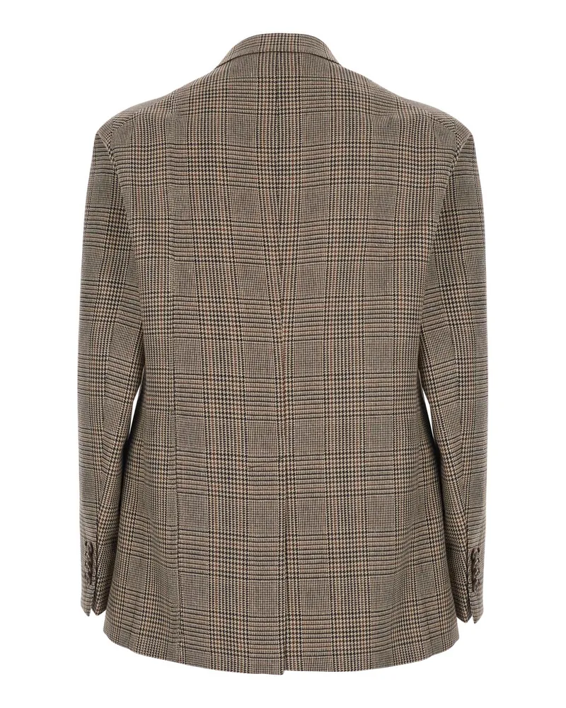 Tagliatore Men's Jacket New York Beige Tech Fabric Blazers Beige