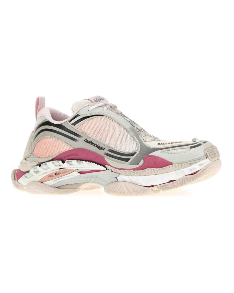 Balenciaga Women's Multicolor Fabric And Rubber Triple S.2 Sneakers Gradientpurple Pink