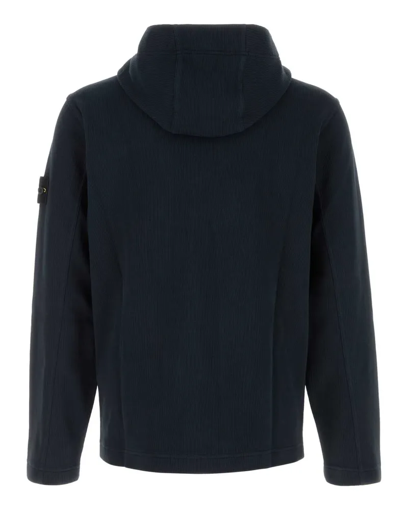 Stone Island Men's Navy Blue Cotton Sweatshirt Exterior: Felpe Sweater Navy