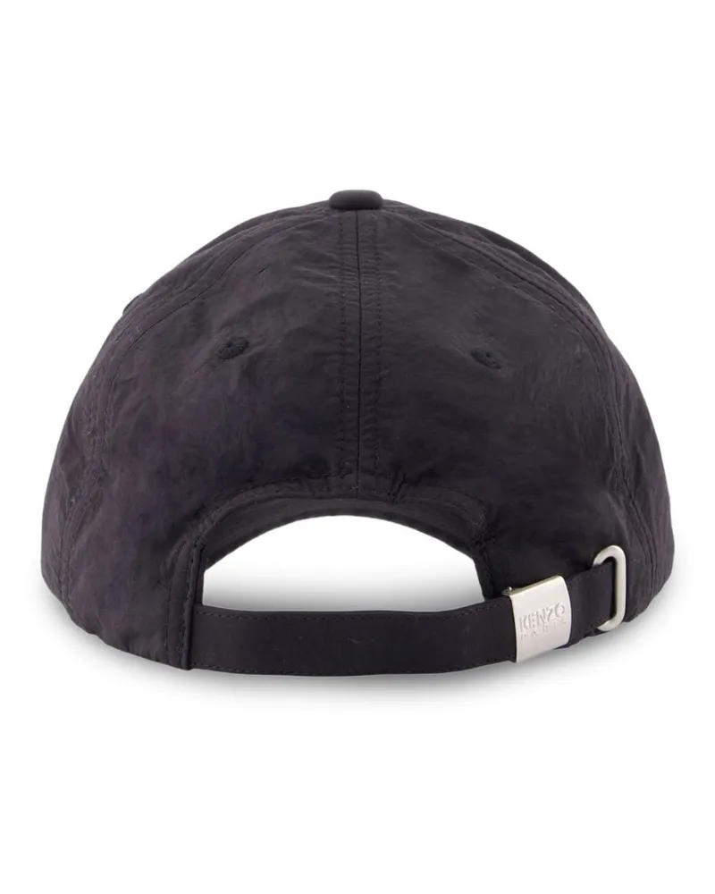 Kenzo Logo-Embroidered Baseball Cap — Black Black