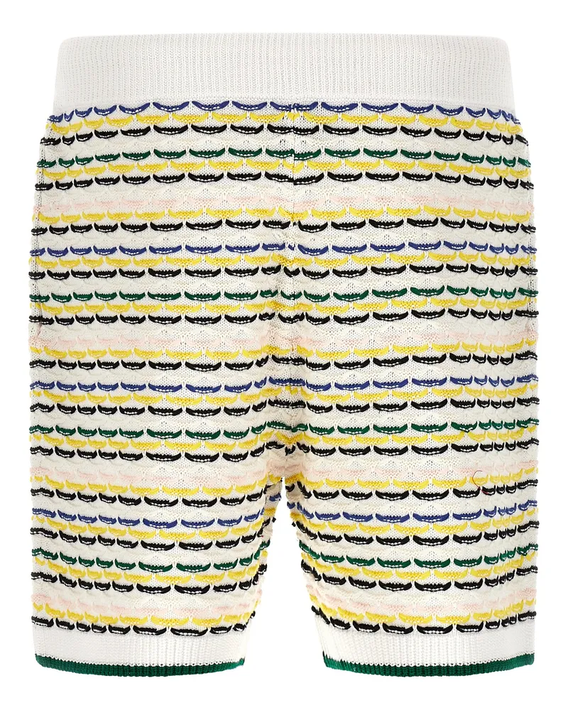 Casablanca Paris Men Multicolor Cotton Bermuda Shorts Multicolor
