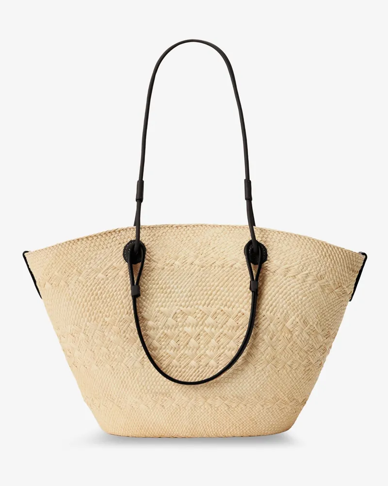 Loewe Women's Shoulder Bag Anagram Iraca Palm-Leather Beige Palm/leather Beige