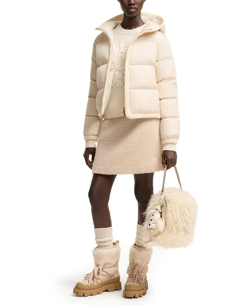 Moncler Evocateur Down Jacket — Beige Beige