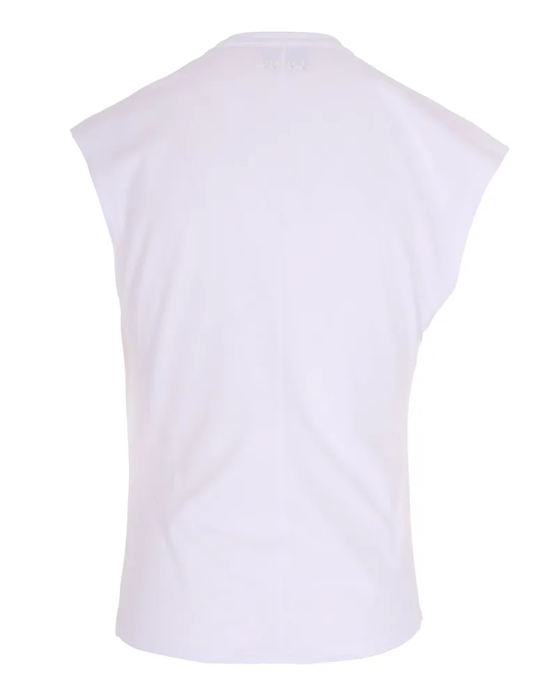 Isabel Marant Women's T-Shirt Nayda White Organic Cotton T-Shirts & Jerseys White