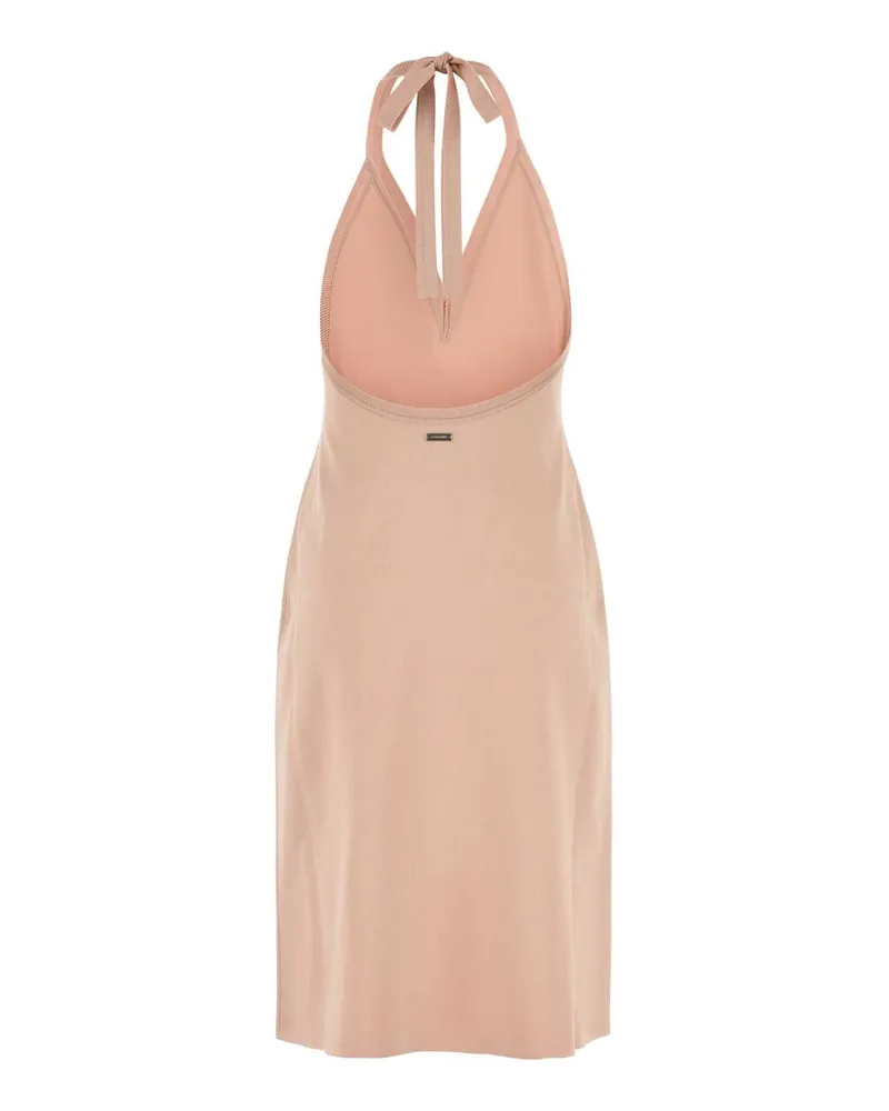 Ferragamo Women's Pink Stretch Viscose Blend Dress Ballet Abiti Pink