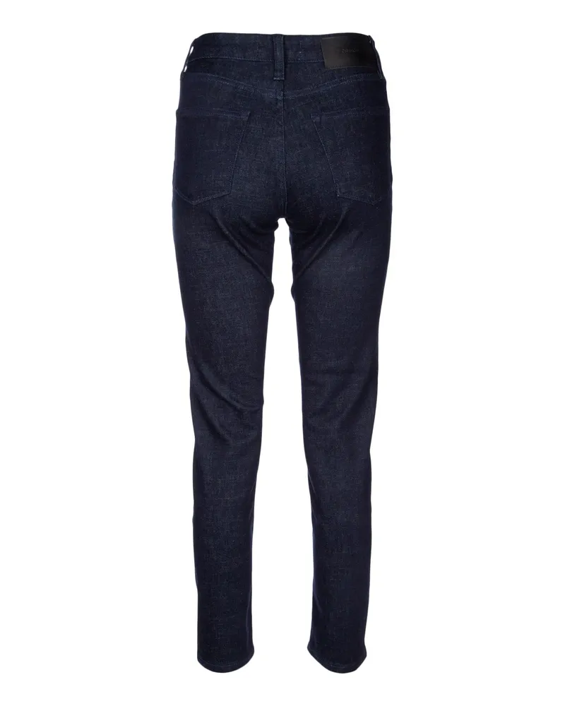 Calvin Klein Women's Pantalone Denimrinse Pantaloni Trousers Navy