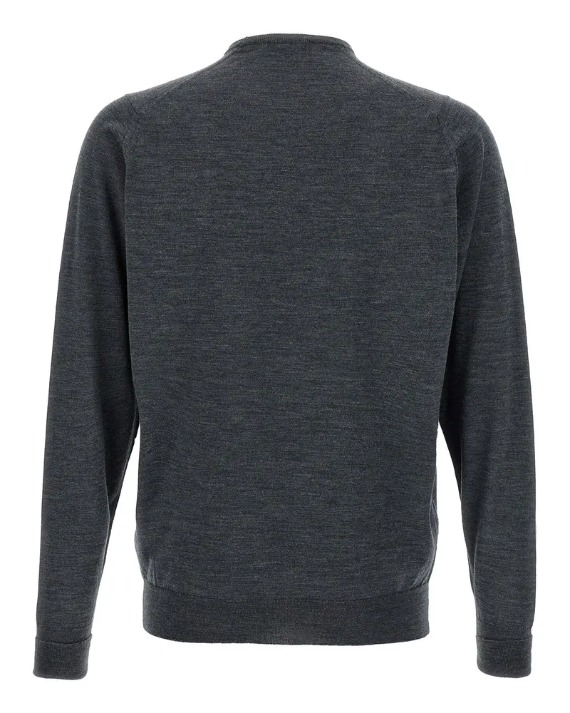 John Smedley Marcus Sweater — Charcoal Charcoal